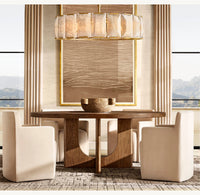WOMO Alabaster Round Chandelier – Harlow