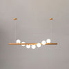 WOMO Wood Linear Globe Chandelier-WM2055 thumbnail
