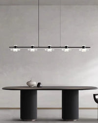 WOMO Black Linear Chandelier-WM2222
