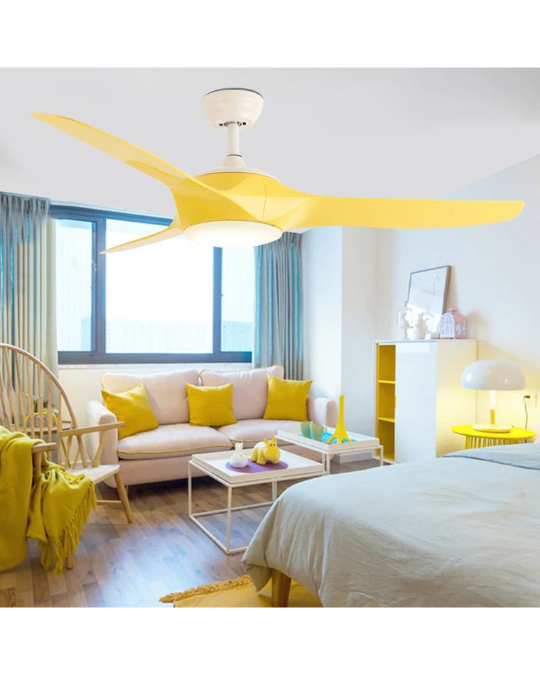 WOMO 52 Inch 3 Blade Large Ceiling Fan Lamp-WM5107