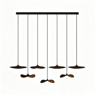 WOMO Wooden Leaf Pendant Light-WM3257