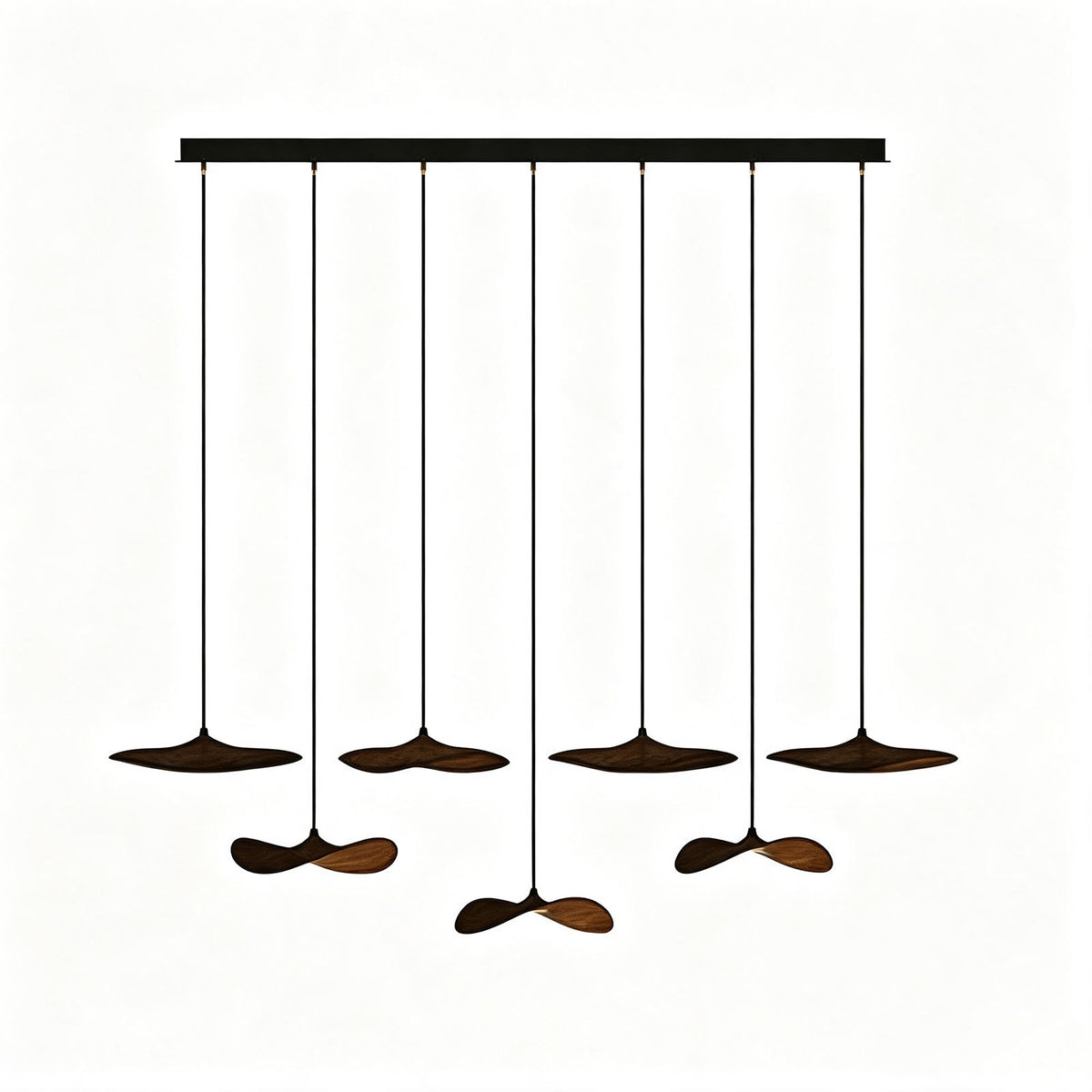 WOMO Wooden Leaf Pendant Light-WM3257