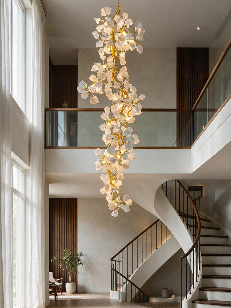 WOMO Ginkgo Staircase Chandelier-WM3355