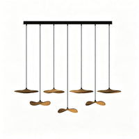 WOMO Wooden Leaf Pendant Light-WM3257