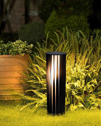 WOMO Decorative Solar Bollard Light-WM9179