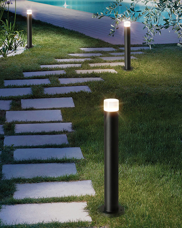 WOMO Round Hardwired Pathway Light-WM9045