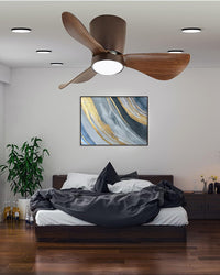 WOMO Low Profile Ceiling Fan Lamp-WM5056