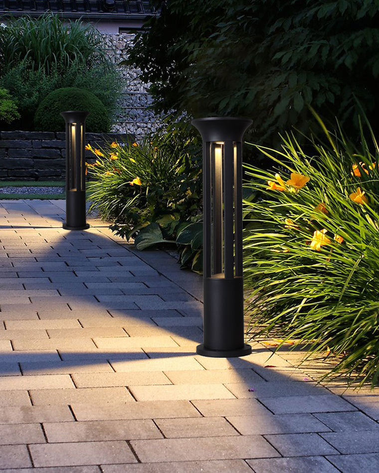 WOMO Solar Lawn Bollard Light-WM9056