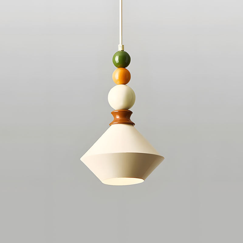 WOMO Mid‑Century Colorful Bead Pendant Light-WM3239