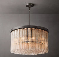 WOMO Tronchi Glass Round Chandelier - Cielo