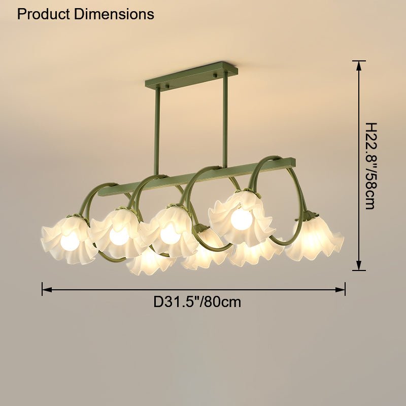 WOMO Lily Linear Chandelier-WM2283