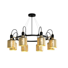 WOMO Industrial Gold Chandelier-WM2262