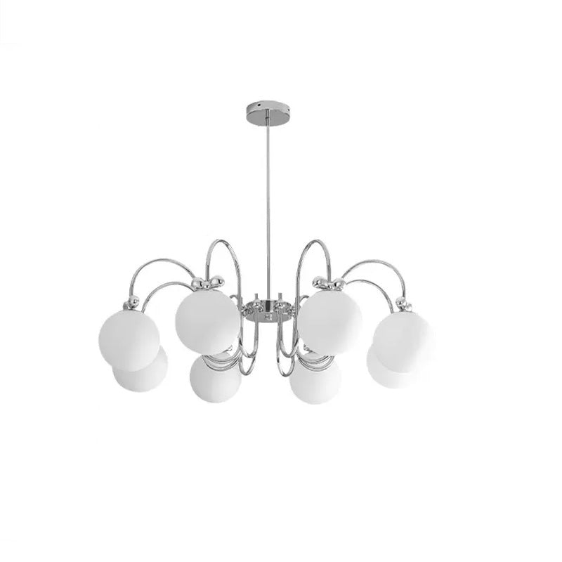 WOMO Frosted Glass Globe Chandelier-WM2305