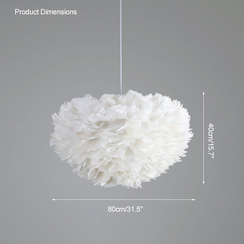 WOMO Feather Cloud Pendant Light-WM2217