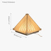 WOMO Pyramid Night Table Lamp-WM8005 thumbnail