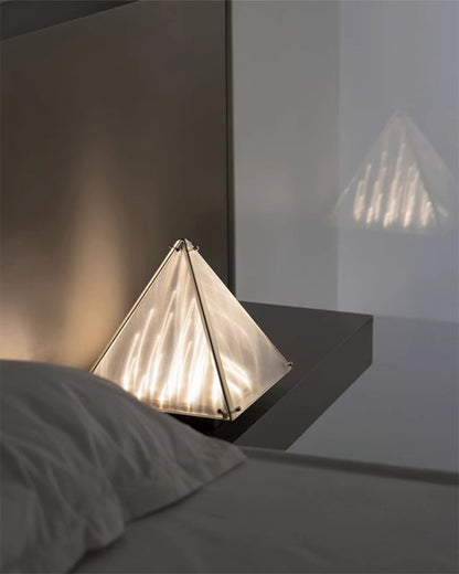 WOMO Pyramid Night Table Lamp-WM8005