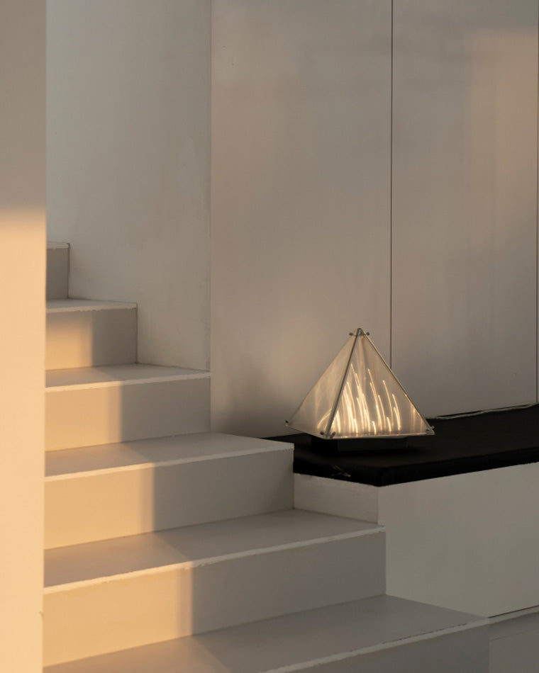 WOMO Pyramid Night Table Lamp-WM8005