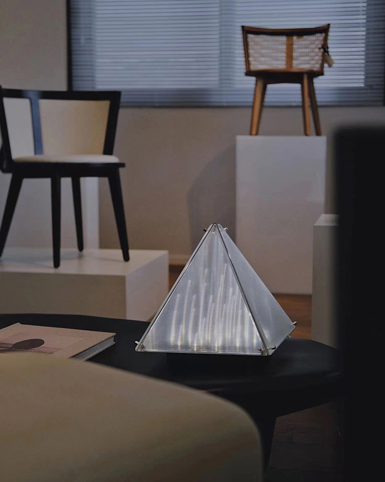 WOMO Pyramid Night Table Lamp-WM8005