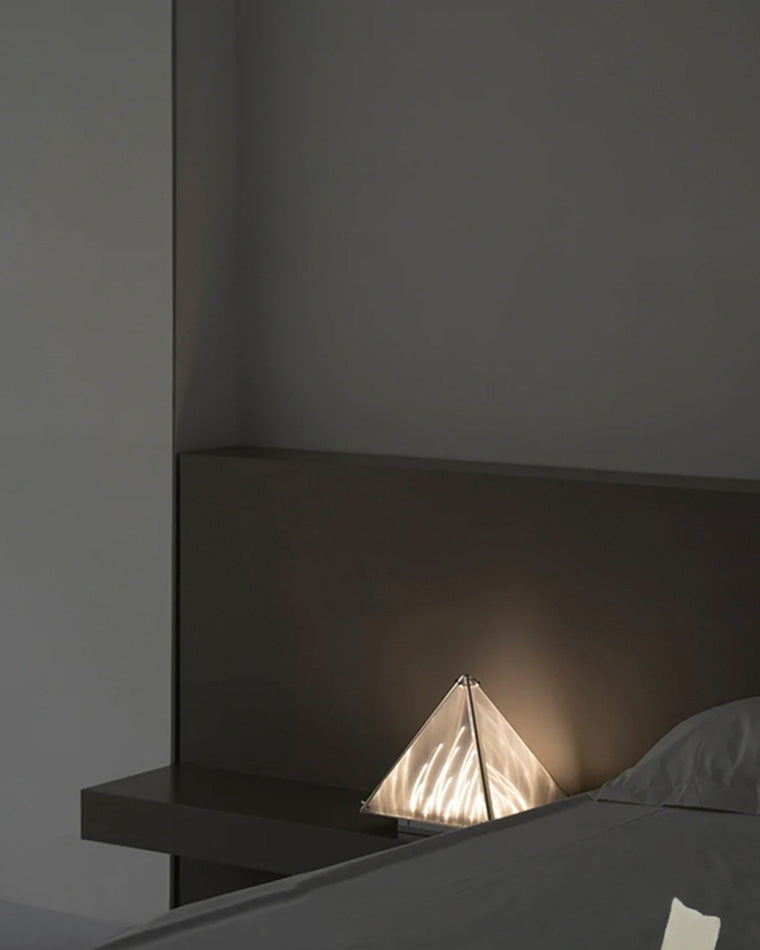 WOMO Pyramid Night Table Lamp-WM8005