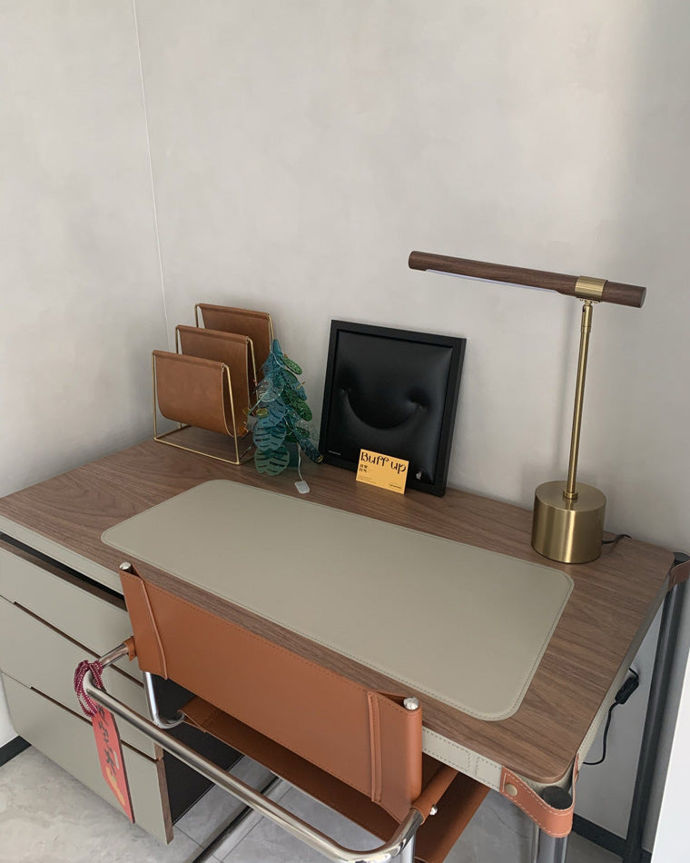 WOMO Walnut-lookalike Cantilever Table Lamp-WM8010