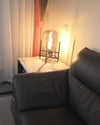 WOMO Smoked Glass Lantern Table Lamp-WM8012 thumbnail