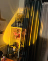 WOMO Smoked Glass Lantern Table Lamp-WM8012 thumbnail