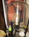WOMO Smoked Glass Lantern Table Lamp-WM8012 thumbnail