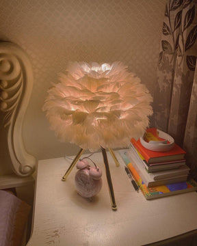 WOMO Feather Tripod Table Lamp-WM8014