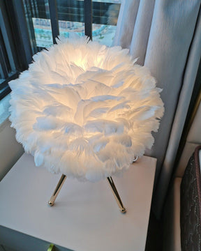WOMO Feather Tripod Table Lamp-WM8014