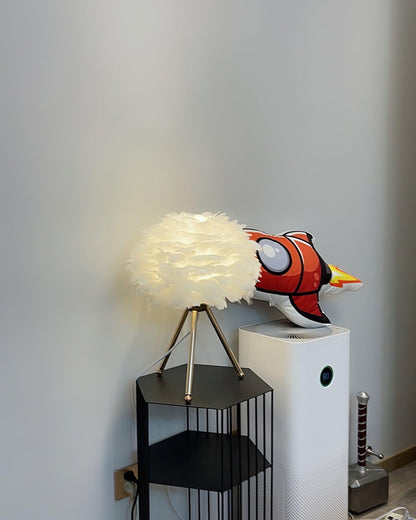 WOMO Feather Tripod Table Lamp-WM8014