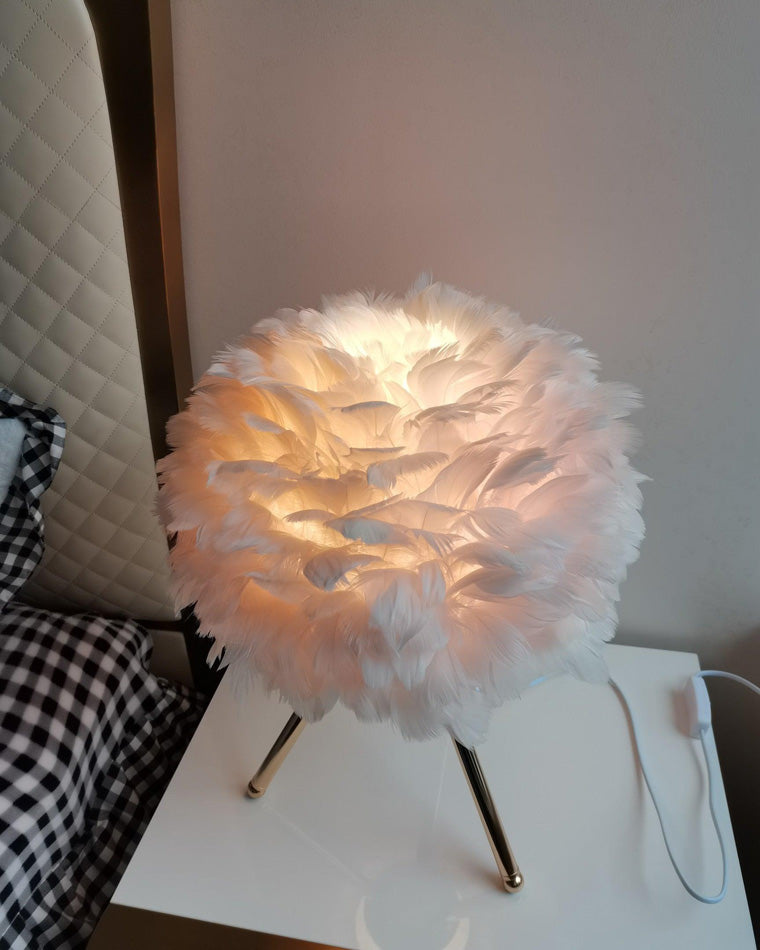 WOMO Feather Tripod Table Lamp-WM8014