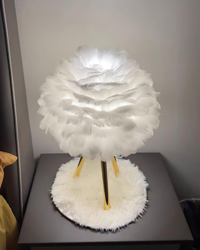 WOMO Feather Tripod Table Lamp-WM8014