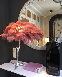 WOMO Feather Palm Tree Table Lamp-WM8016