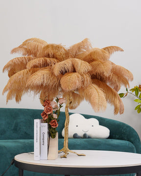 WOMO Feather Palm Tree Table Lamp-WM8016