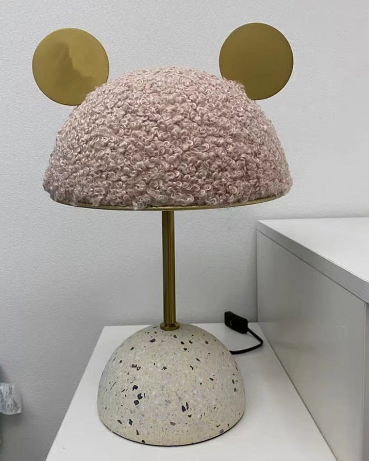 WOMO Cute Mickey/Minnie Terrazzo Table Lamp for Children-WM8017