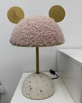 WOMO Cute Mickey/Minnie Terrazzo Table Lamp for Children-WM8017