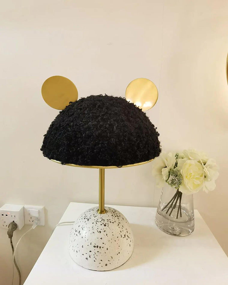 WOMO Cute Mickey/Minnie Terrazzo Table Lamp for Children-WM8017