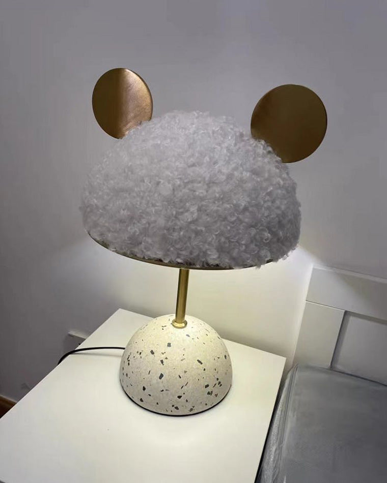 WOMO Cute Mickey/Minnie Terrazzo Table Lamp for Children-WM8017