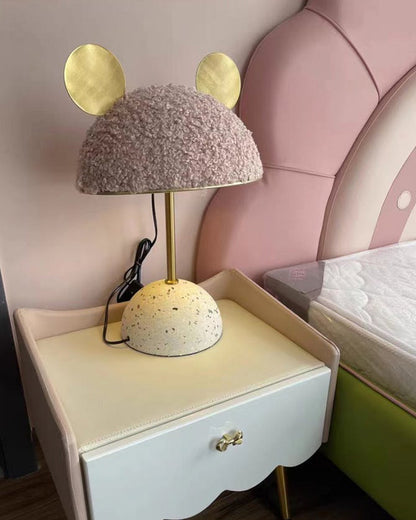 WOMO Cute Mickey/Minnie Terrazzo Table Lamp for Children-WM8017