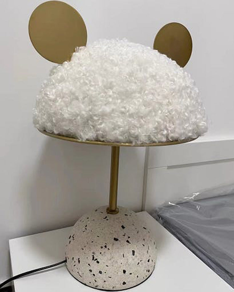 WOMO Cute Mickey/Minnie Terrazzo Table Lamp for Children-WM8017