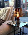 WOMO Smoked Glass Table Lamp-WM8018 thumbnail