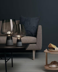 WOMO Smoked Glass Table Lamp-WM8018