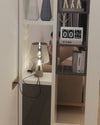 WOMO Smoked Glass Table Lamp-WM8018 thumbnail