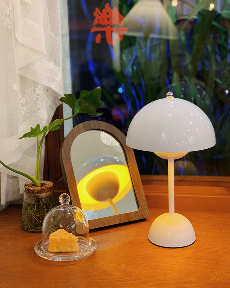 WOMO Scandi Mushroom Table Lamp for Children-WM8021