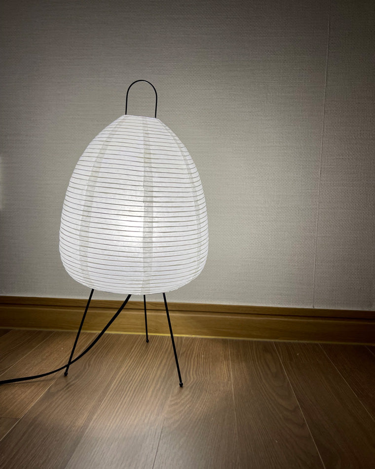 WOMO Japanese Tripod Paper Lantern Table Lamp-WM8023