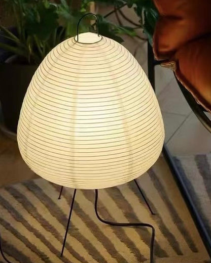 WOMO Japanese Tripod Paper Lantern Table Lamp-WM8023