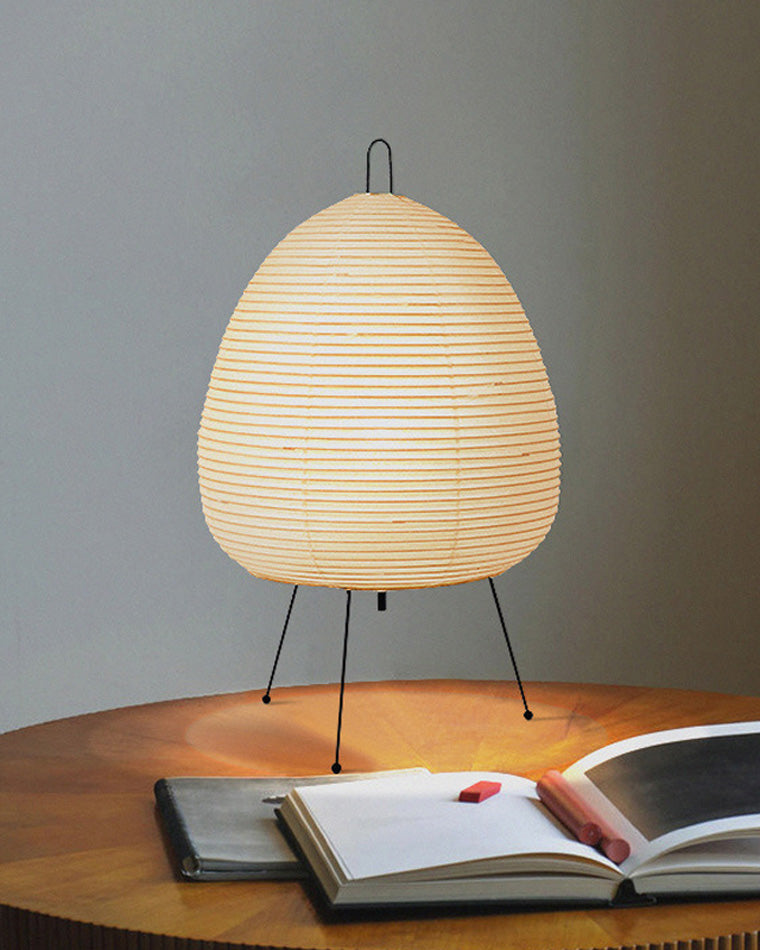 WOMO Japanese Tripod Paper Lantern Table Lamp-WM8023