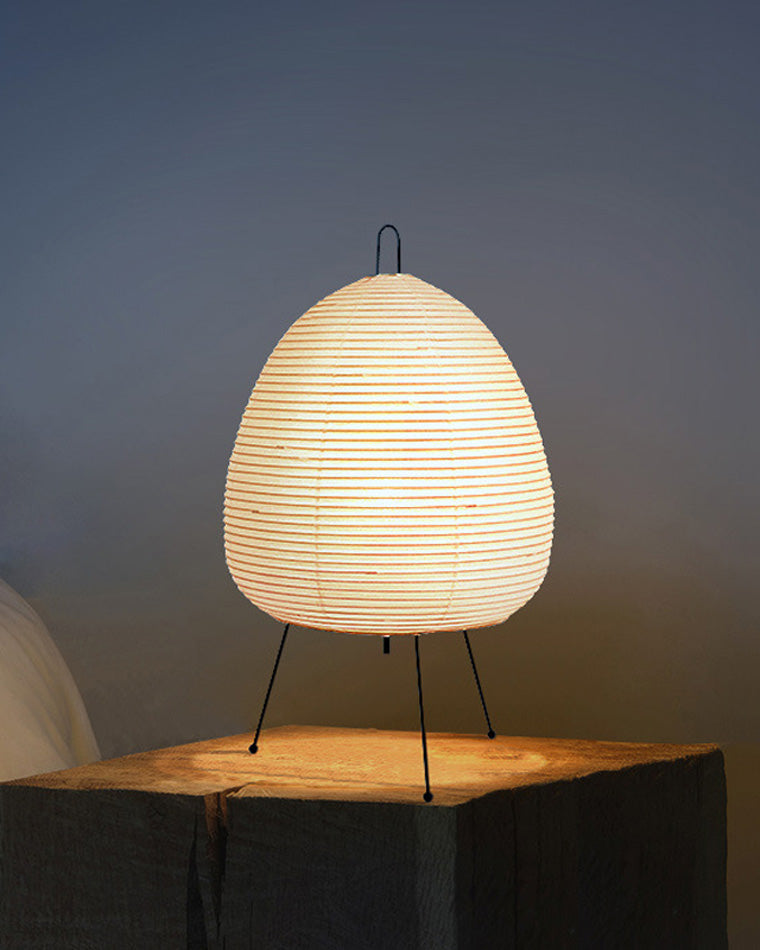 WOMO Japanese Tripod Paper Lantern Table Lamp-WM8023