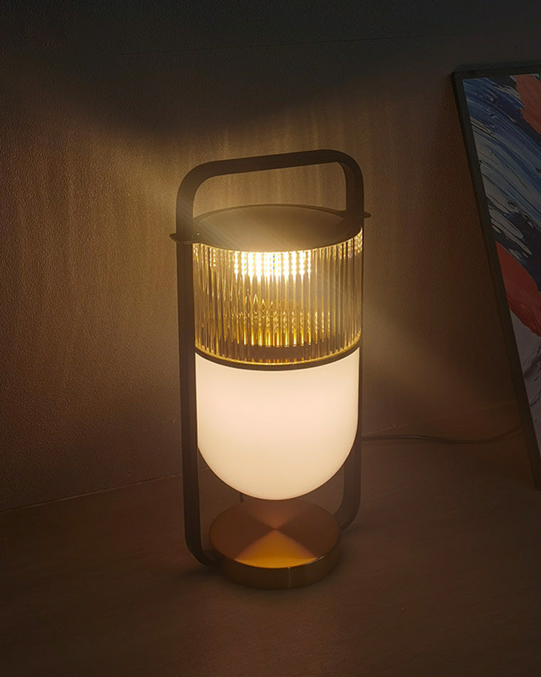 WOMO Portable Touch Glass Lantern Table Lamp-WM8026