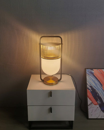 WOMO Portable Touch Glass Lantern Table Lamp-WM8026